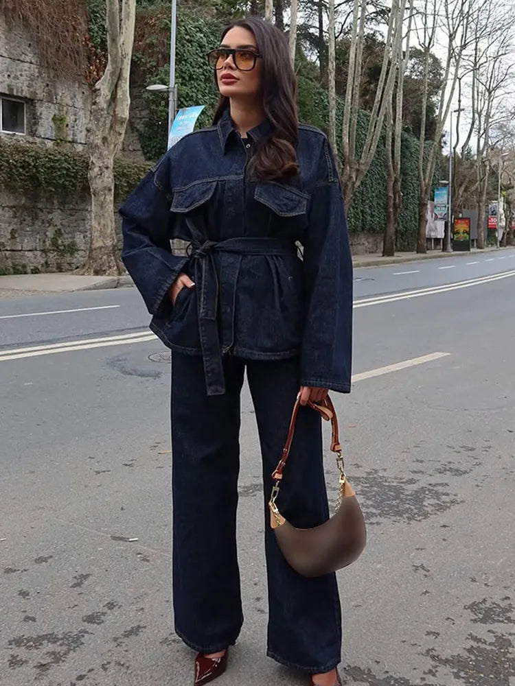 Conjunto Denim Queen