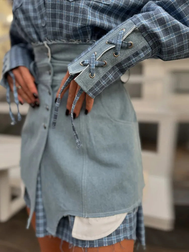 Conjunto Royal Plaid