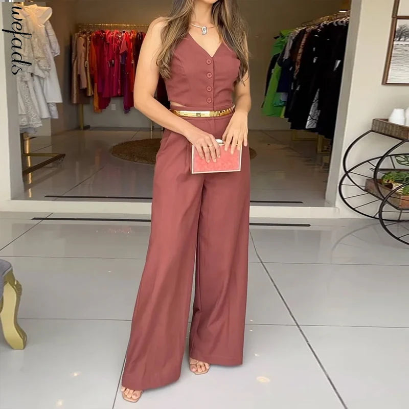 Conjunto Brun Élégant