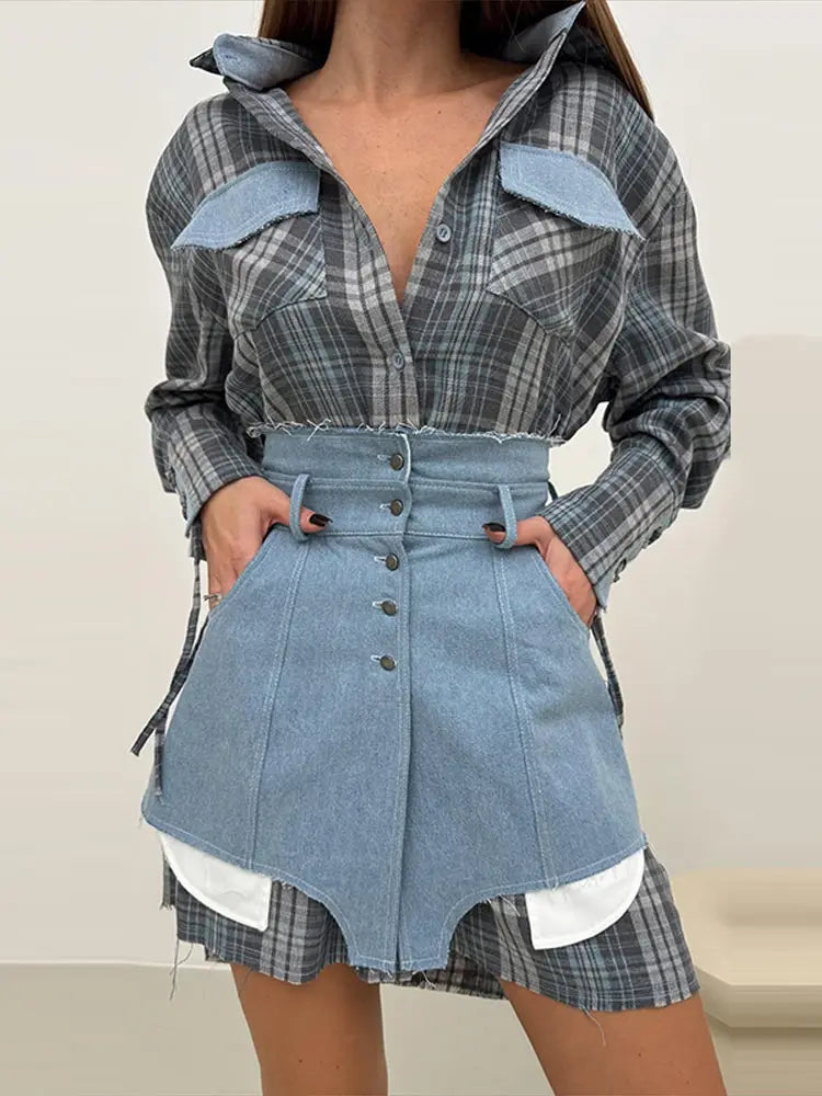 Conjunto Royal Plaid