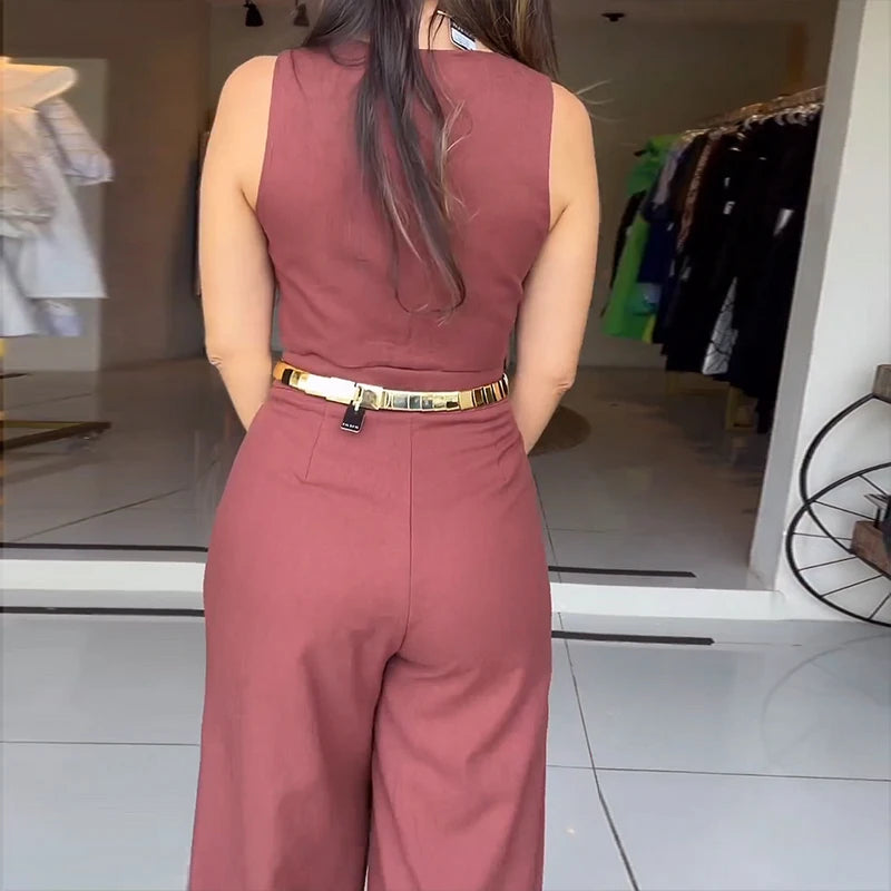 Conjunto Brun Élégant