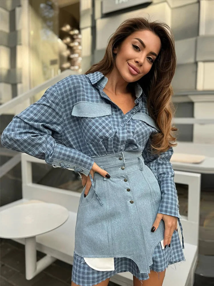 Conjunto Royal Plaid