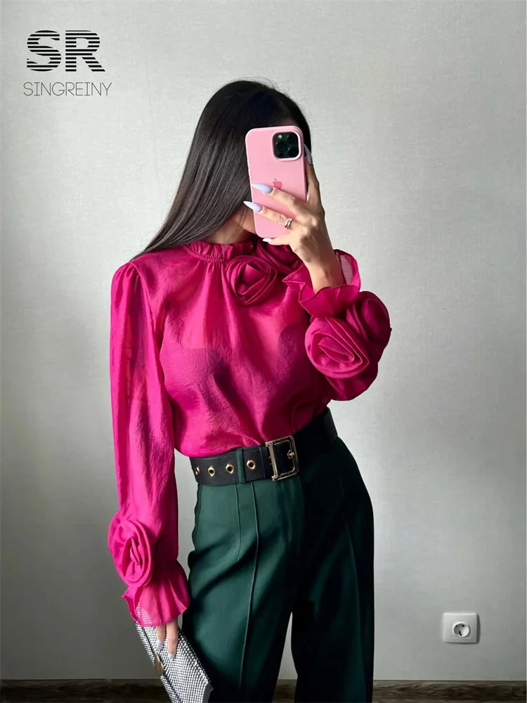 Camisa Jardin Élégance