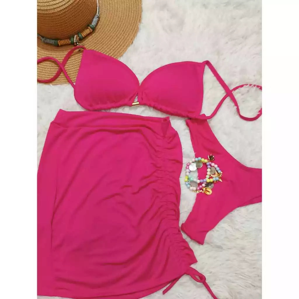 Biquini 3 Peças com Saia Aurora