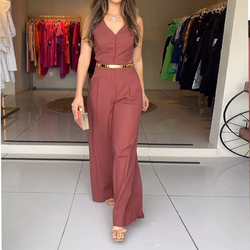 Conjunto Brun Élégant
